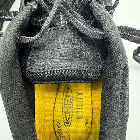 Keen Tempe Utility Sneakers Black Steel Toe Work Shoes Mens Size 8 D - Picture 8 of 10